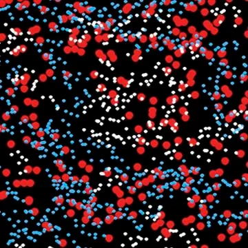 Multicolored Bubbles Motif Abstract Pattern Illustrazione stock