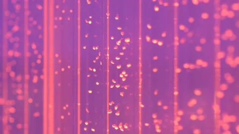 Multicolored bubbles rise in the glass surface of the wall Stock-Footage 131017005