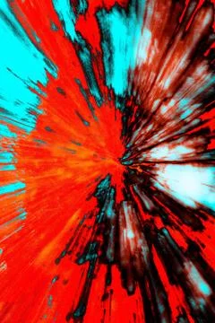 Multicolored burst of light Stock Illustration