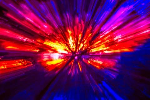 Multicolored burst of light Stock Illustration