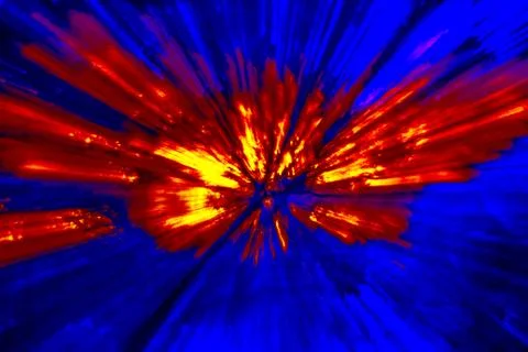 Multicolored burst of light Stock Photos