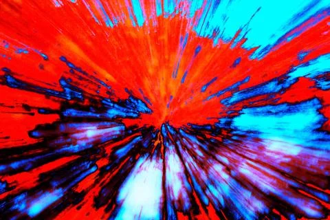 Multicolored burst of light Stock Photos