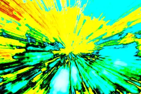 Multicolored burst of light Stock Photos