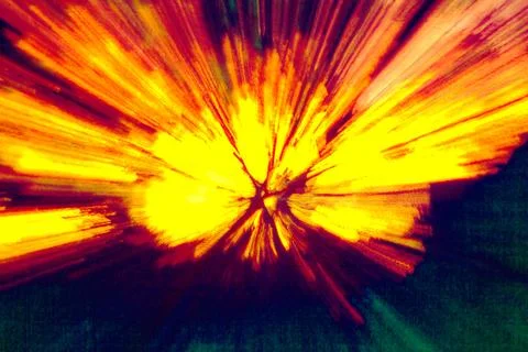 Multicolored burst of light Foto stock