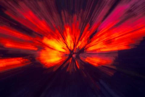 Multicolored burst of light Stock Photos