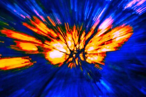 Multicolored burst of light Stock Photos