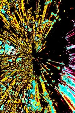 Multicolored burst of light Stock Photos