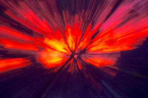 Multicolored burst of light Stock Photos