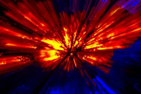 Multicolored burst of light Stock Photos