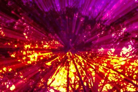 Multicolored burst of light Stock Photos