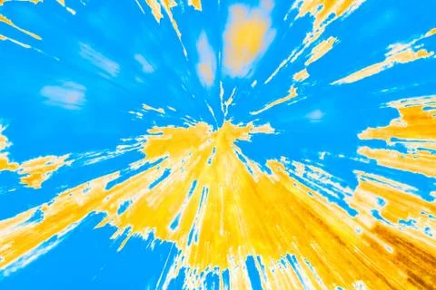 Multicolored burst of light Stock Photos