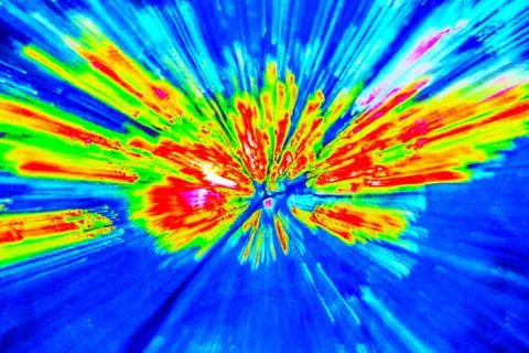 Multicolored burst of light Stock Photos