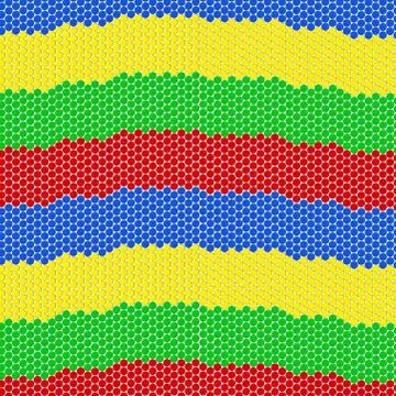 Multicolored Button Stock Illustration