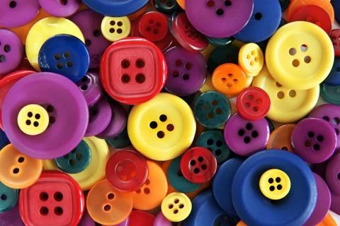 Multicolored buttons Stock Photos