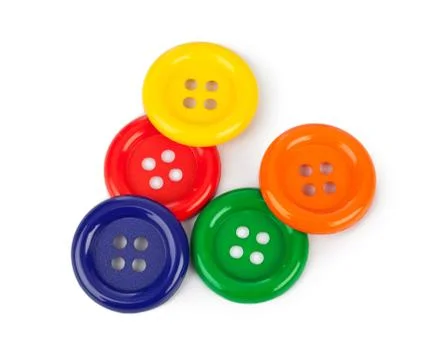 Multicolored buttons Stock Photos