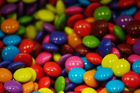 Multicolored candies Stock Photos