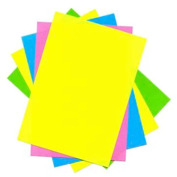 Multicolored cards Stock Photos