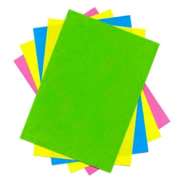 Multicolored cards Stock Photos
