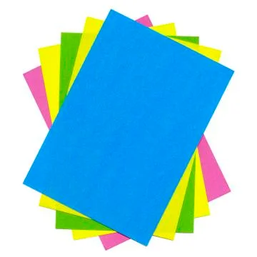 Multicolored cards Stock Photos