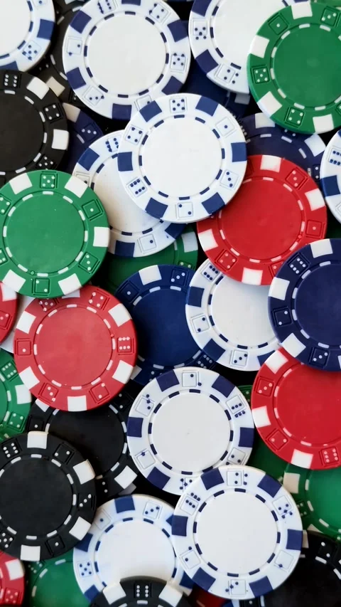 Multicolored casino chips as a conceptual backdrop for poker, blackjack. Multico Stock Footage 332122850