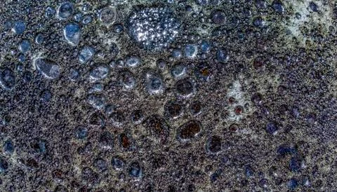 Multicolored ceramic surface Foto stock