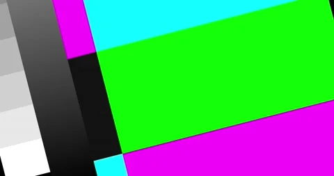 Multicolored channel pause splash screenr Stock Footage 146110758