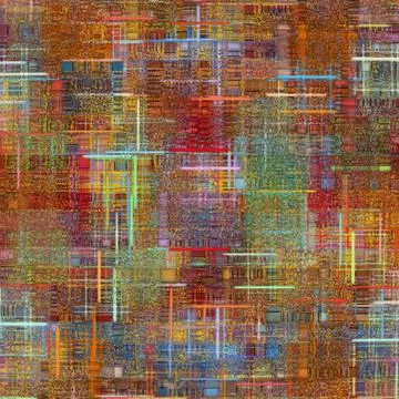 Multicolored checkered abstract background. Illustrazione stock