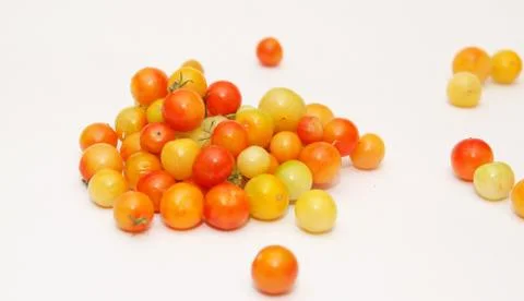 Multicolored cherry tomatoes Foto stock
