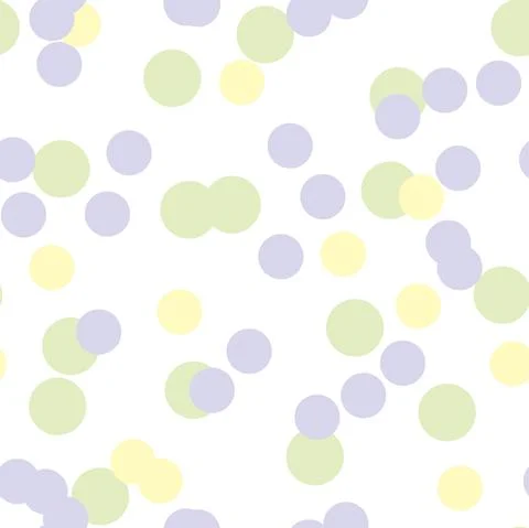 Multicolored circles on a light background. Seamless endless pattern pattern  库存插图