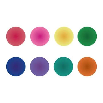 Multicolored circles sign icon. Vector illustration eps 10 Stock Illustration