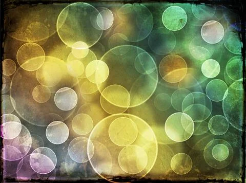 Multicolored circular background bokeh Illustrazione stock