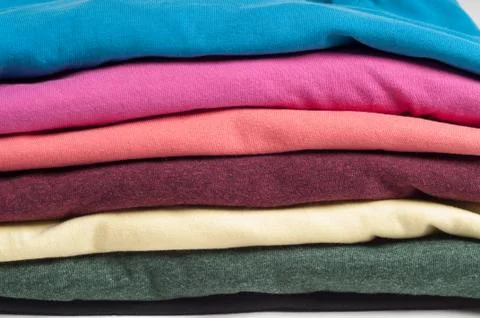 Multicolored clothes Stock Photos