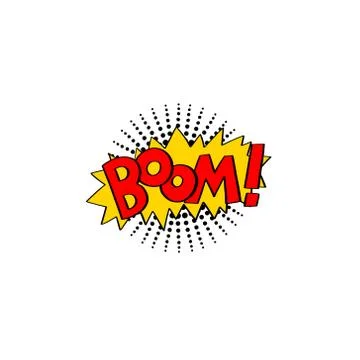 Multicolored comic sound effects in pop art style, bubble speech 스톡 일러스트