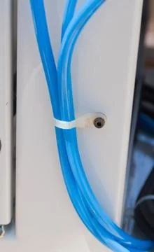 Multicolored computer cable Stock Photos