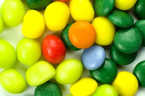 Multicolored confection Stock Photos