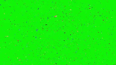 Multicolored confetti 3d isolated green screen 動画素材 315680557