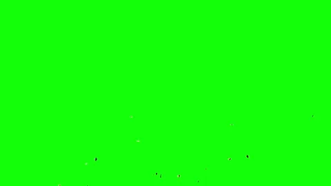 Multicolored confetti exploding on the sides of the screen in 4K with Green Stock Footage 154031645