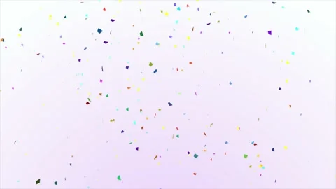 Multicolored Confetti Explosion Animation. Celebration and Festive Concept. 4K Stock Footage 189850358