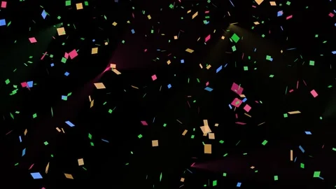 Multicolored Confetti Explosion Animation. Stock Footage 240072571