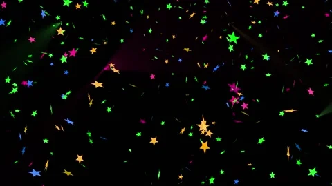 Multicolored Confetti Explosion Animation. Stock Footage 240072631