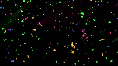 Multicolored Confetti Explosion Animation. Stock Footage 240072636