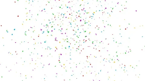 Multicolored Confetti Video stock 83541713