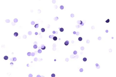 Multicolored confetti on white Stock Photos