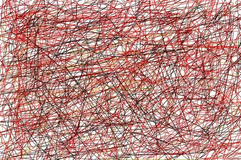 Multicolored crayon doodle background texture Stock Illustration