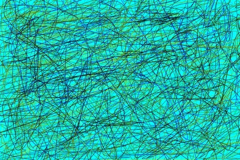 Multicolored crayon doodle background texture Illustrazione stock
