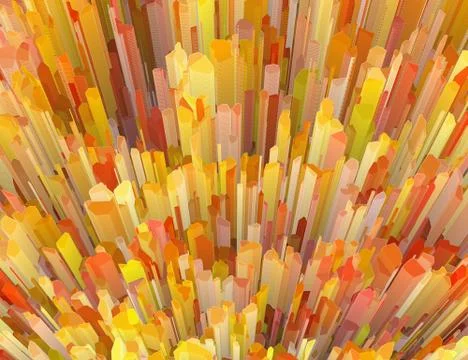 Multicolored crystal burst abstract texture Stock Illustration