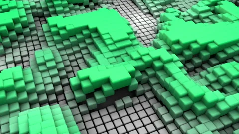 Multicolored Cubes 動画素材 162819526