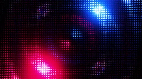 Multicolored cubes pulsating to the beat of the music. Infinitely looped Stock Footage 196932862