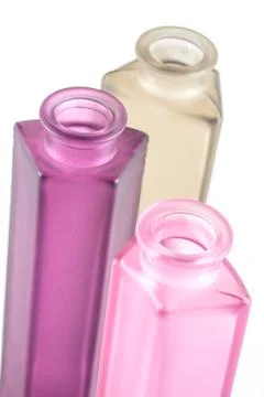 Multicolored Decorative Bottles Stock Photos