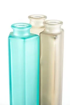 Multicolored Decorative Bottles Stock Photos